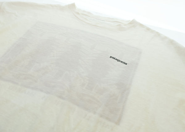 パタゴニア PATAGONIA 90s90年代 Forest Fundraising 長袖Tシャツ ロンT ロンT ホワイト 103MT-2768