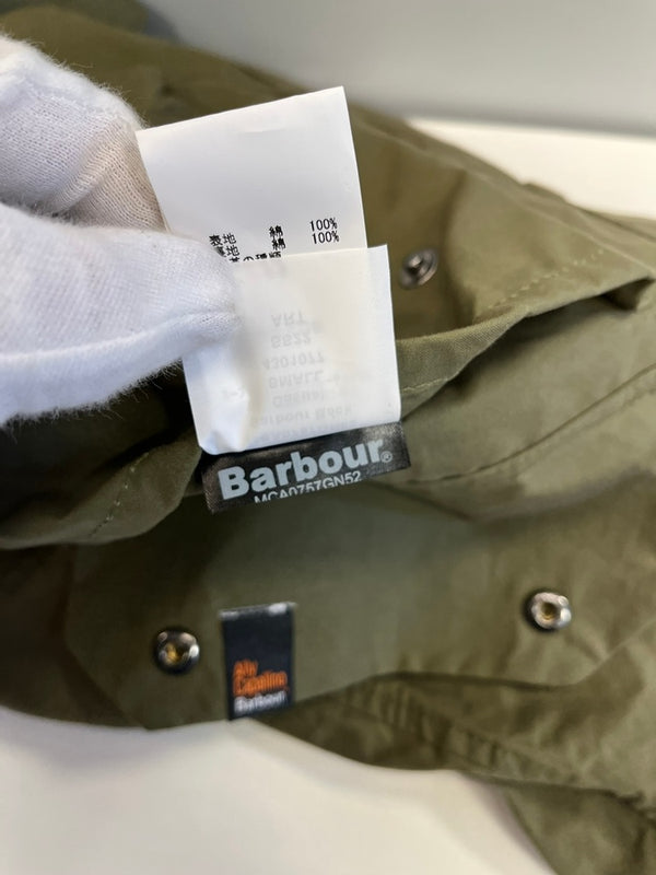 バーブァー Barbour ×Ally Capellino アリー カペリーノ ジップコート 緑 ジャケット カーキ Sサイズ 101MT-5325