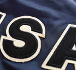 アビレックス AVIREX MA-1 MA1 Commercial Logo コマーシャル ロゴ アーチ ロゴ リバーシブル 中綿 ミリタリー フライト ジャケット アヴィレックス 6162164 M ジャケット ネイビー 103MT-3264