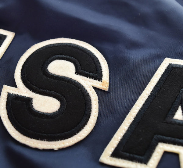 アビレックス AVIREX MA-1 MA1 Commercial Logo コマーシャル ロゴ アーチ ロゴ リバーシブル 中綿 ミリタリー フライト ジャケット アヴィレックス 6162164 M ジャケット ネイビー 103MT-3264