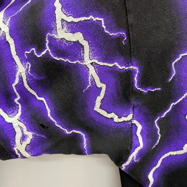 【曜日割引対象外】 ハーレーダビッドソン Harley Davidson 90's Thunder & Lightning USA製 Hanes Tシャツ ブラック XLサイズ 201MT-4201 VB