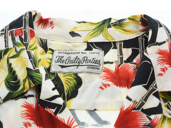 ワコマリア WACKO MARIA bamboo 竹 パンサー柄 アロハ シャツ 13ss 2013 半袖シャツ マルチカラー Mサイズ 103MT-2661