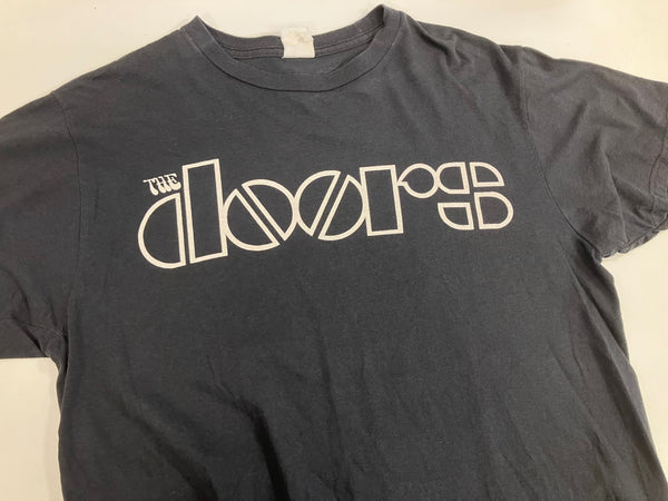 バンド band 90's~ 90年代～ THE doors ドアーズ ロゴ VINTAGE ヴィンテージ - Tシャツ ブラック 101MT-4815