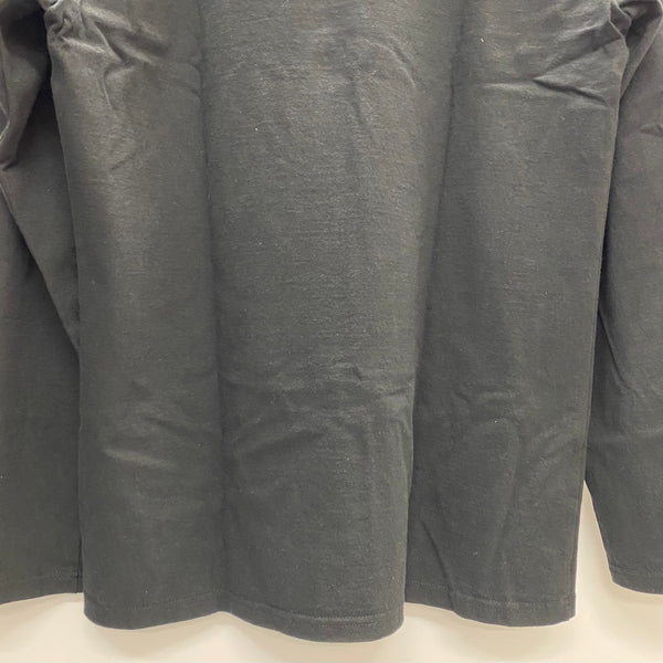 【曜日割引対象外】 グルービンハイ GROOVIN' HIGH The GROOVIN HIGH 1950s Lace-up Pullover Shirt 長袖シャツ ブラック XLサイズ 201MT-4214 VB