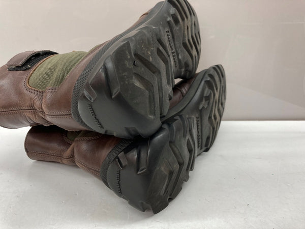 ミュウミュウ miu miu CALZATURE UOMO BOOTS レザー ブーツ バンダル レースアップ アーカイブ シューズ 茶 メンズ靴 ブーツ その他 ブラウン サイズ 7 1/2 104S-799