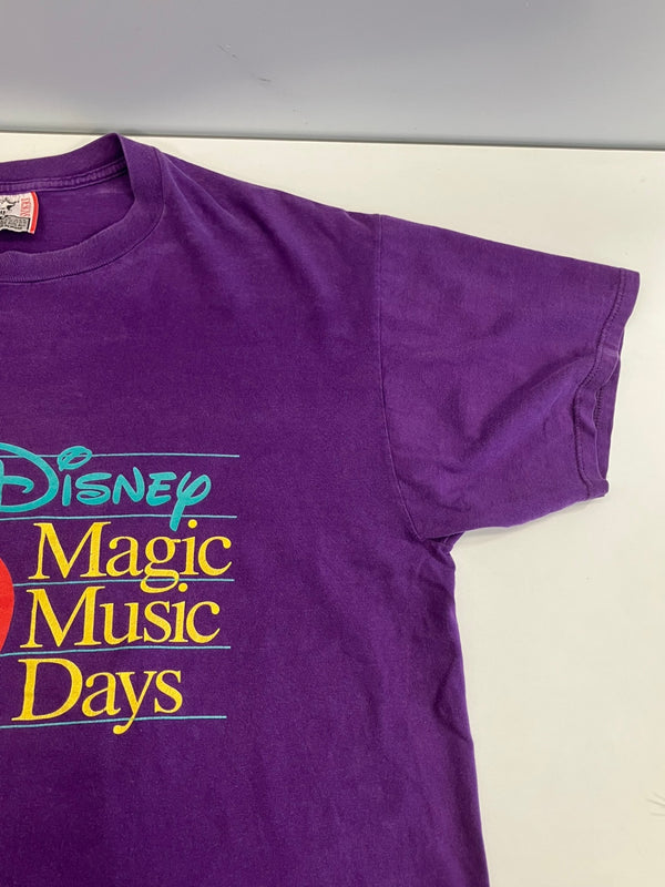 US US古着 80's~90's 80~90年代 DISNEY MAGIC MUSIC DAYS ディズニー ONE SIZE Tシャツ パープル フリーサイズ 101MT-4822