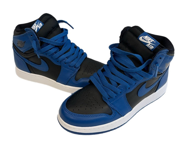 ジョーダン JORDAN NIKE GS AIR JORDAN 1 RETRO HIGH OG Dark Marina Blue エアジョーダン1 ダークマリーナブルー 575441-404 レディース靴 スニーカー ブルー 24cm 101sh-2309
