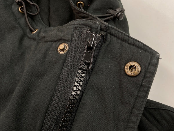 ステューシー STUSSY Thermolite jacket rip stop field jacket ミリタリー フィールド ジャケット コート 黒 ジャケット 無地 ブラック Lサイズ 104MT-2203