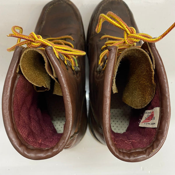 【曜日割引対象外】 レッドウィング RED WING 90's~ アイリッシュセッター 寒冷地仕様 8 1/2 USA製 879 メンズ靴 ブーツ ワーク ブラウン 26.5cmサイズ 201-shoes1558 VB