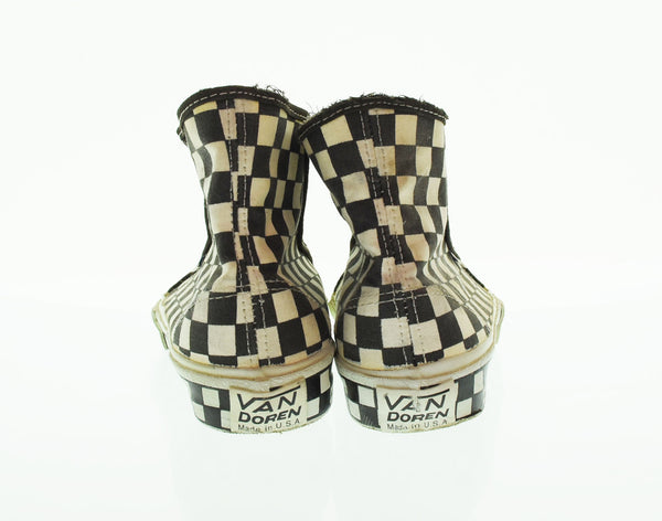 バンズ VANS  90s 90's USA製 GODDARD ゴッダード チェッカー ヴィンテージ 2356375 レディース靴 スニーカー ブラック 5 103S-1009