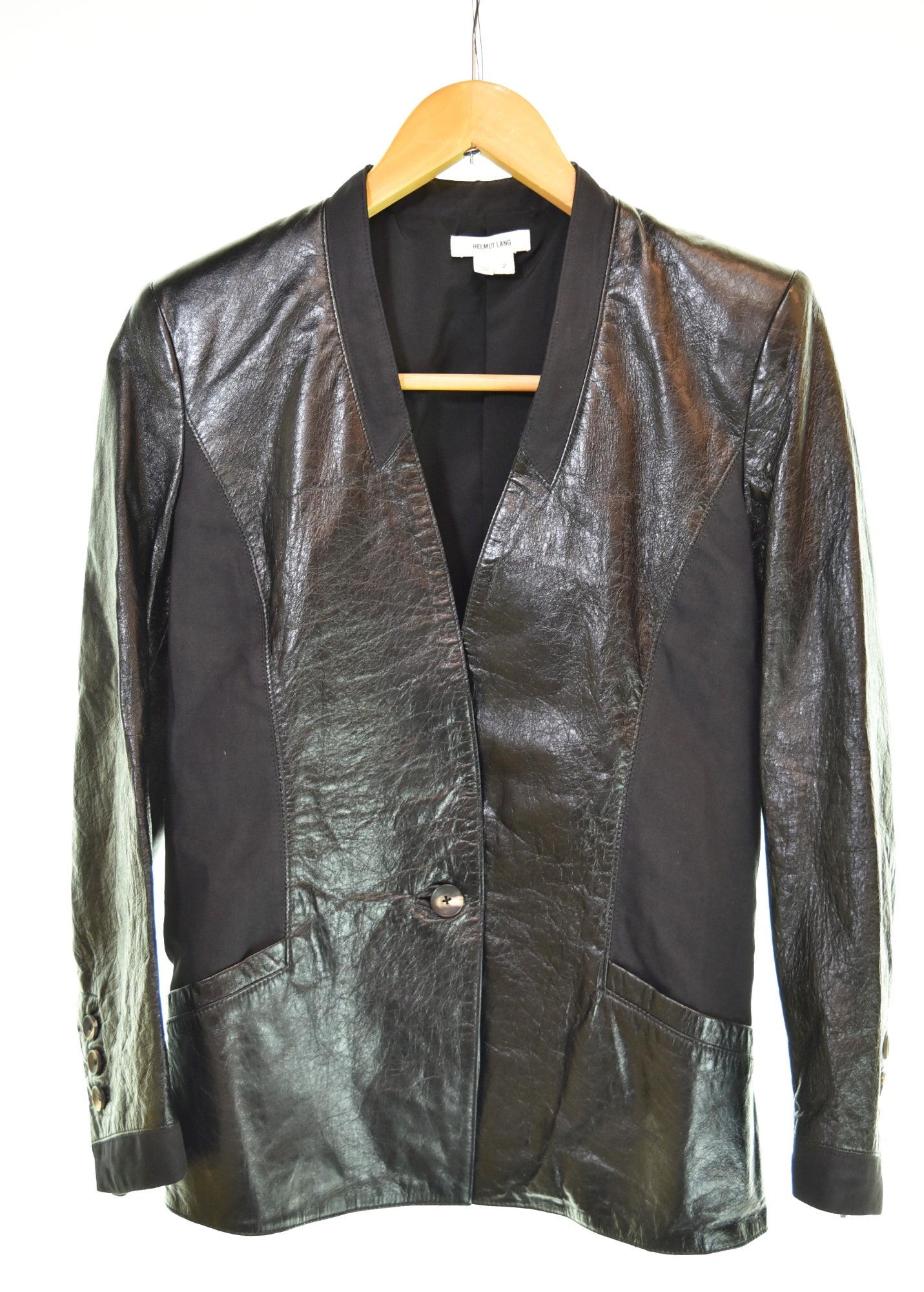 ヘルムートラング HELMUT LANG レザー テーラードジャケット 16