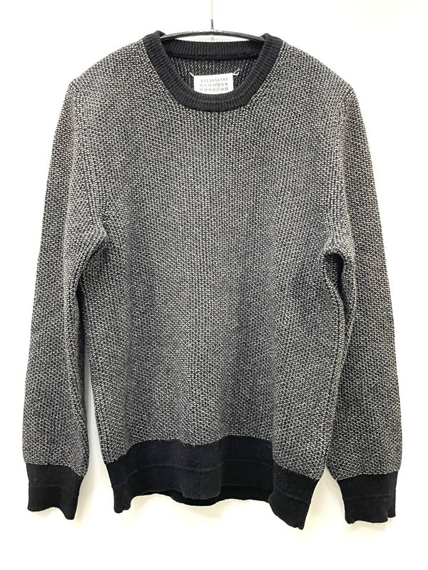 メゾン マルタン マルジェラ Maison Martin Margiela クルーネック ウール セーター S30HA0738 XL セーター グレー 601MT-75