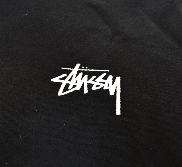 ステューシー STUSSY 8 Ball Fade Hoodie フェード エイト ボール フーディー MADE in GUATEMALA グアテマラ製 ストックロゴ プルオーバー パーカ ブラック Lサイズ 103MT-2988