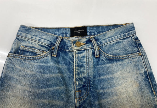 フィアオブゴッド FEAR OF GOD 5th Fifth Collection Selvedge Denim フィフス コレクション セルビッチ デニム 青 無地 184103 デニム ブルー TWENTY EIGHT 104MB-326