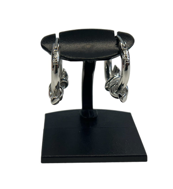 ディーゼル DIESEL Stainless Steel single hoop knot earring フープピアス メンズ ユニセックス DX144700DJW レディースジュエリー・アクセサリー ピアス シルバー 101G-201