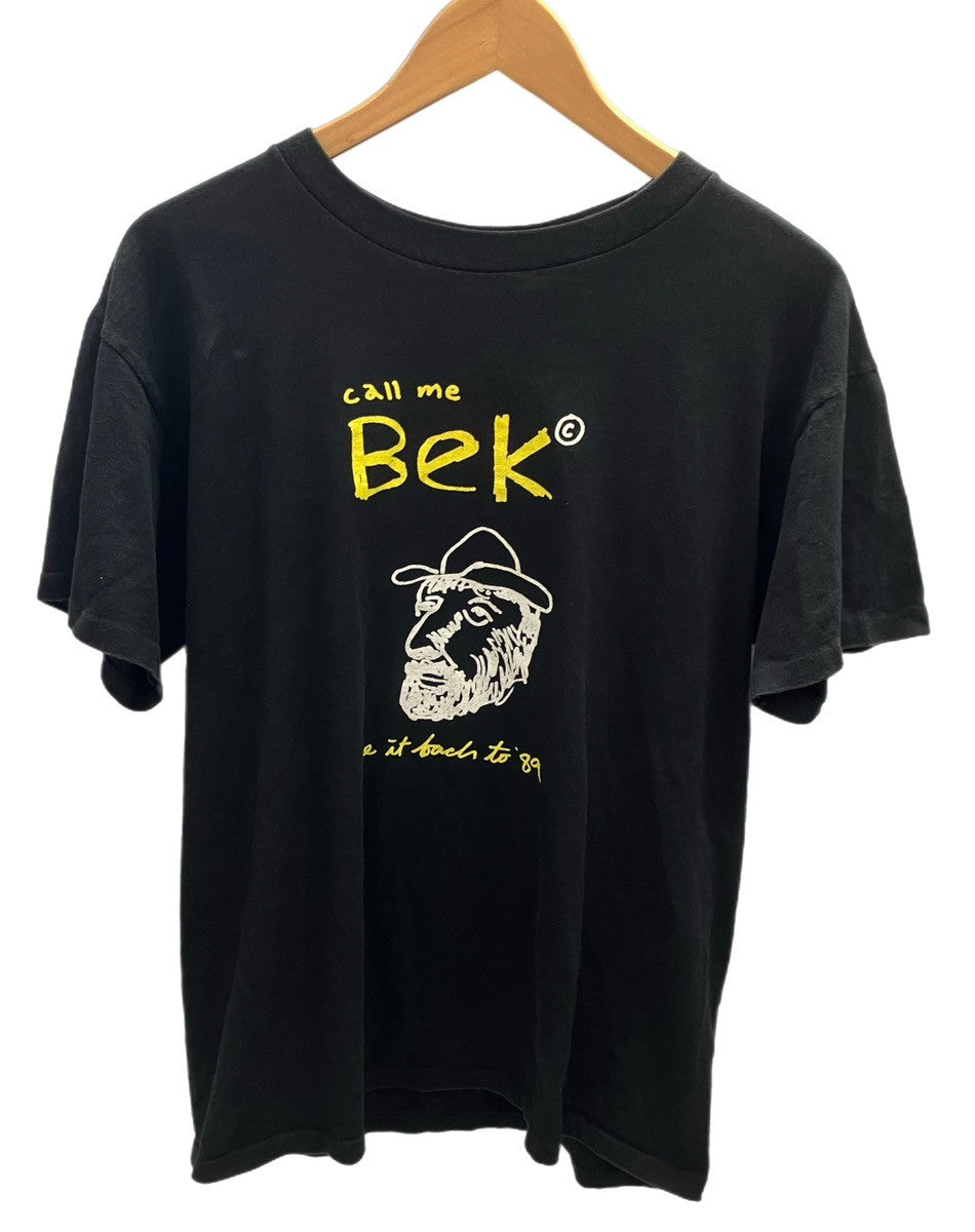 バンドTシャツ BAND-T 90's 90s ANVIL BECK call me bek take it back to 89 Tシャツ プリント  ブラック Lサイズ 101MT-2391 | 古着通販のドンドンサガール