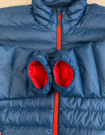 パタゴニア PATAGONIA ダウンセーター ジップアップジャケット 青 84674FA18 XS ジャケット ブルー SSサイズ 101MT-5244