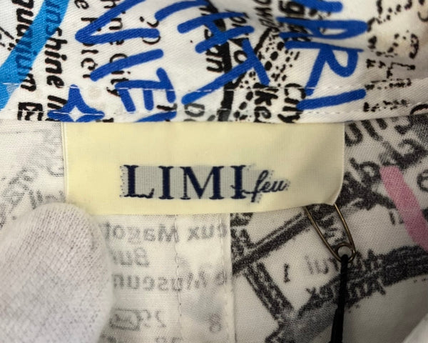 リミフゥ LIMI feu ヨウジヤマモト Yohji Yamamot TOKYO MAP ロングシャツドレス 白 LR-D03-020 長袖シャツ ホワイト サイズ02 101LT-140