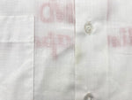 ヴィンテージ vintage 70's 70年代 Arrow BARD SHRINERS シュライナー フリーメイソン チェーンステッチ 白 サイズ17 半袖シャツ 刺繍 ホワイト 104MT-1720