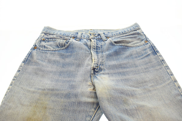 リーバイス Levi's 517 70s 66後期 42TALON ボタン裏20 70's 紙パッチ欠損 517-0217 デニム ブルー 103MB-546