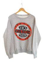 ヴィジョンストリートウェア VISION STREET WEAR 80s フロントロゴスウェット コピーライト1987年 80's 刺繍タグ スウェット グレー Lサイズ 103MT-3386