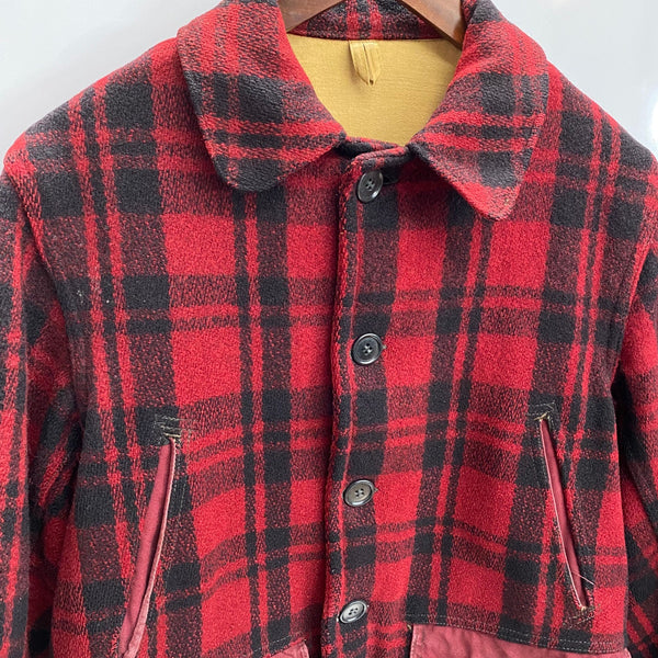 【曜日割引対象外】 ヴィンテージ vintage 50's RED HEAD レッドヘッド ウール マッキーノジャケット ジャケット レッド 201MT-4761 VB