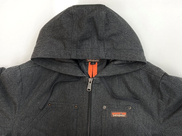 パタゴニア Patagonia 23AW IRON FORGE HOODED WORK JACKET アイアン フォージ フーデッド ワーク ジャケット ジップアップ アウター 灰 26775FA23 ジャケット ロゴ グレー XSサイズ 104MT-2155