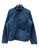 パタゴニア Patagonia 00s RETRO-X JACKET レトロ ジャケット ボア フリース ジップアップ アウトドア USA製 青 23055 ジャケット ロゴ ブルー Mサイズ 104MT-1735