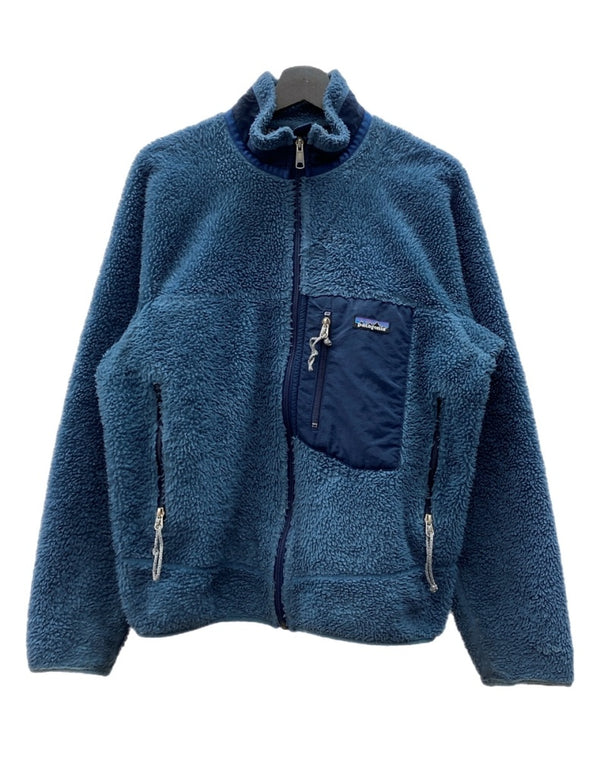パタゴニア Patagonia 00s RETRO-X JACKET レトロ ジャケット ボア フリース ジップアップ アウトドア USA製 青 23055 ジャケット ロゴ ブルー Mサイズ 104MT-1735