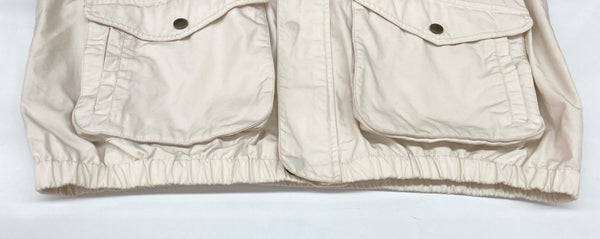 シュプリーム SUPREME 19SS Highland Jacket ハイランド ライトアウター ジップアップ フーディ ポケット 収納式フード コットン IVORY アイボリー ジャケット ロゴ ベージュ Mサイズ 104MT-1947