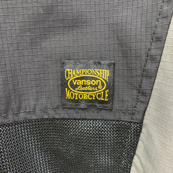 バンソン VANSON メッシュライダースジャケット VS18105S ブラック Lサイズ 201MT-4688