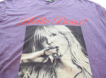 ヒステリックグラマー HYSTERIC GLAMOUR COURTNEY LOVE HELLO BOYS pt T-SH フォトプリント 長袖Tシャツ 0253CL11 ロンT パープル Lサイズ 103MT-3124