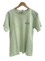 パタゴニア PATAGONIA 90s Vintage ヴィンテージ Beneficial T's  USA製 オーバルロゴ プリントTシャツ Tシャツ グリーン Sサイズ 101MT-4737