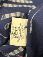 スターオブハリウッド STAR OF HOLLYWOOD TOYO ENTERPRISE 東洋エンタープライズ PIANO オープンシャツ ピアノ柄 アロハシャツ 開襟 オープンカラー ボックス SH36597 半袖シャツ ネイビー Sサイズ 101MT-5368