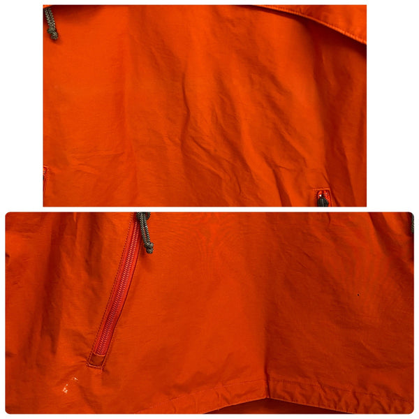 【曜日割引対象外】 ラルフローレン RALPH LAUREN 90's POLO SPORT コットン ナイロン アノラック プルオーバー パーカー ジャケット オレンジ Lサイズ 201MT-4870 VB