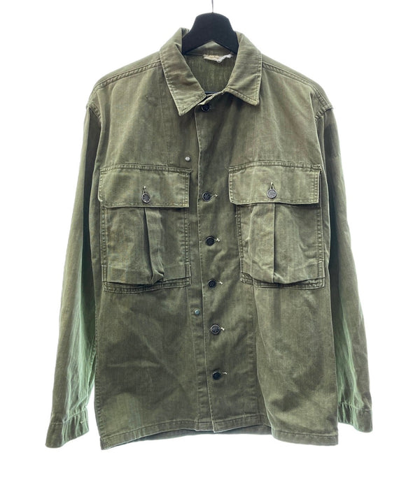 ミリタリー Military 40's U.S.ARMY M-43 HBT Vintage アメリカ軍 ヴィンテージ ヘリンボーンツイル 13スター 緑   サイズ表記なし ジャケット 無地 カーキ 104MT-279