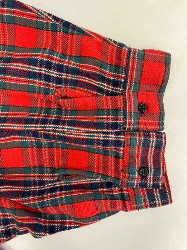 ファイブブラザー FIVE BROTHER 70s～ Vintage ヴィンテージ ネルシャツ チェックシャツ  US古着 赤系 3061-PL6 長袖シャツ レッド Lサイズ 101MT-4094