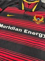 ナイキ NIKE 90s 90's NIKE TEAM ラガーシャツ CRFU 半袖カットソー ポロシャツ 刺繍ロゴ 半袖ポロシャツ マルチカラー Mサイズ 101MT-5350