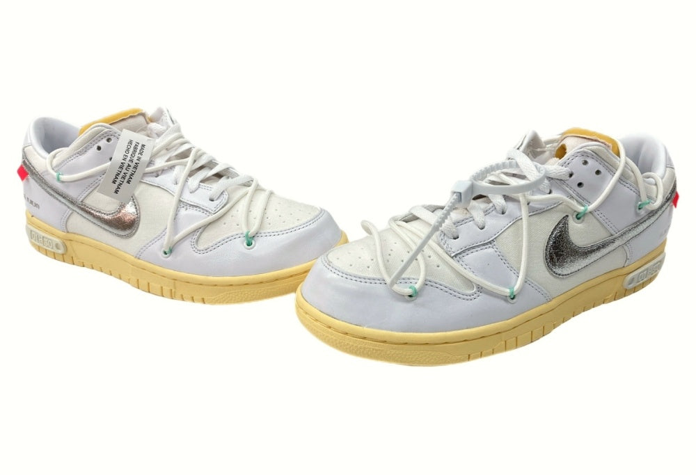 NIKE(ナイキ) サイズ:26.5cm ×OFF-WHITE DUNK LOW 1 OF 50 48 オフホワイト