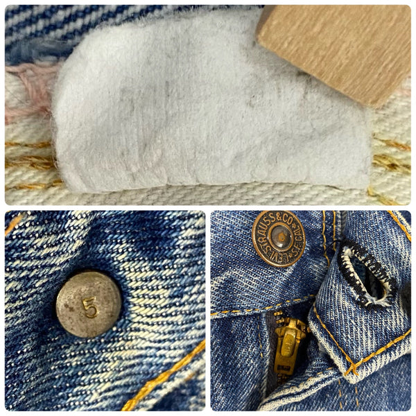 【曜日割引対象外】 リーバイス Levi's 70's 505 42talon ボタン裏5 デニム ブルー 201MB-1053 VB