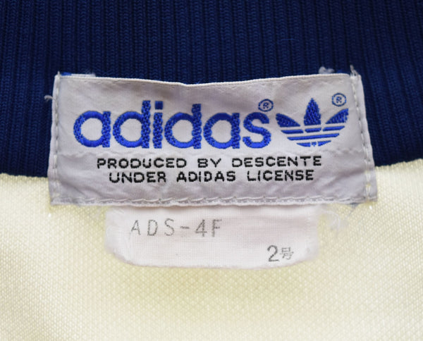 アディダス adidas 80s デサント製トラックジャケット 80's ADS-4F 2 ジャージ ホワイト 103MT-2942