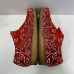 シュプリーム SUPREME 19SS Clarks Bandana Wallabee メンズ靴 ブーツ その他 レッド 25.5cmサイズ 201-shoes1527