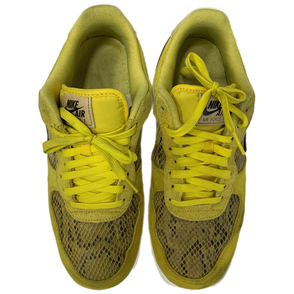 ナイキ NIKE エアフォース1 ロー 07 Air Force 1 Low Snakeskin Yellow BQ4424-700  メンズ靴 スニーカー イエロー 26.5cmサイズ 201-shoes1423