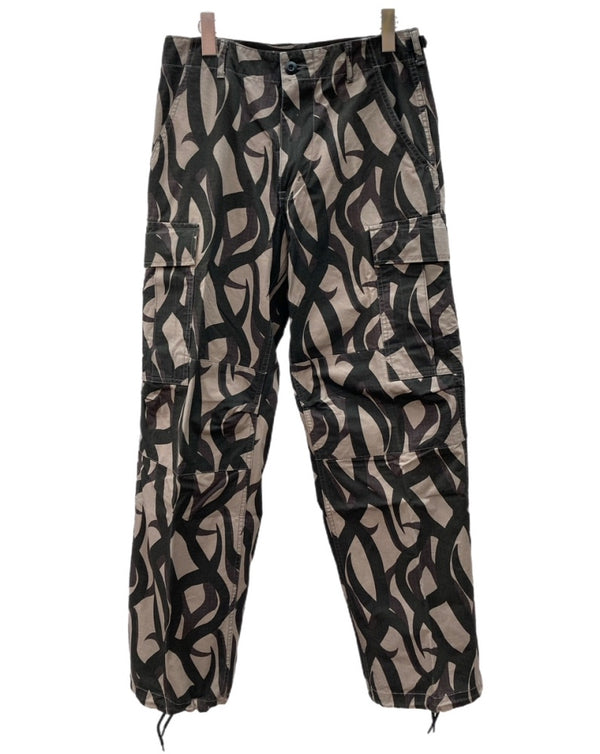 ホープ HOPE トライバルカモ カーゴパンツ リップストップ ミリタリー BDUパンツ 総柄 0615-00-337-7811 カーゴパンツ ベージュ SMALL REGULER 104MB-405