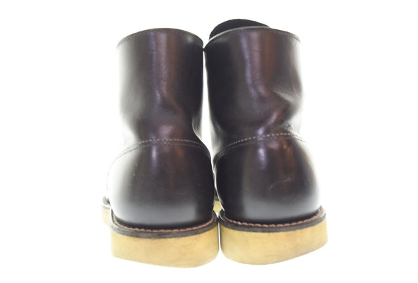 レッドウィング RED WING USA製 8165 プレーントゥ ワークブーツ 黒  8165 メンズ靴 ブーツ ワーク ブラック 9 27cm 103S-994