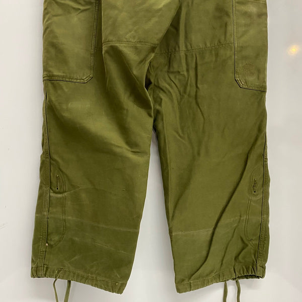 【曜日割引対象外】 ミリタリー MILITARY 70's デンマーク軍 M71 フィールドパンツ カーゴパンツ カーキ W36サイズ 201MB-1125 VB