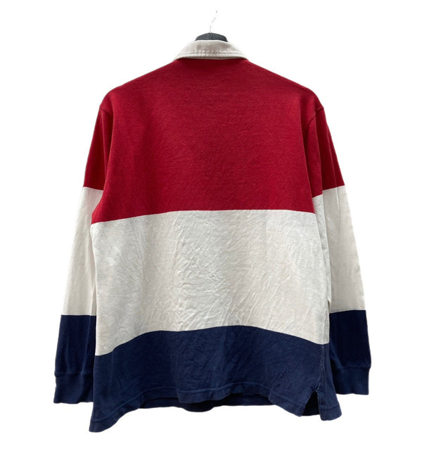 ラルフローレン RalphLauren 90s 90年代 POLO STADIUM 1992 OG Rugby Shirt ポロ スタジアム ラガーシャツ トリコ  ロンT 104MT-1616