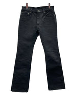 アイアンハート IRON HEART BOOTSCUT PANTS ブーツカット パンツ フレア ジップフライ 黒鎧 極厚 デニム ジーンズ Gパン 黒 ロゴ ボトムスその他 ブラック W32 104MB-320