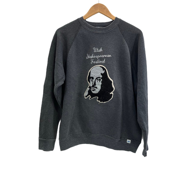 US US古着 90's 90年代 DISCUS Shakespeare festival シェイクスピア フェスティバル プロモーション 販促 アメリカ製 MADE IN USA ヴィンテージ vintage スウェット グレー Lサイズ 101MT-4858