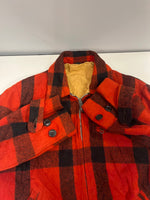 ヴィンテージ vintage 50's～ 50年代～ ウール ハンティングジャケット バッファローチェック ブロックチェック CONMATIC ZIP 38 ジャケット レッド 101MT-5444